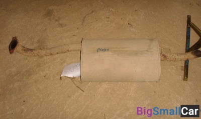 Задняя часть глушителя от Kia Rio 2000-2005 - купить Адлере