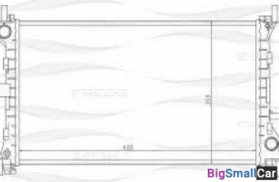 Радиатор охлаждения free-Z KK0149 - купить Адлере