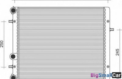 Радиатор охлаждения VAG 6Q0121253AE 430 X 415 X 26 - купить Адлере