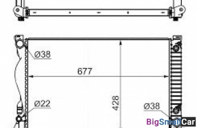 Радиатор охлаждения SAT AD000605 - купить Адлере