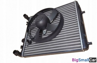 Радиатор охлаждения vika 10150139A В сборе с венти - купить Адлере