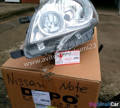 Фара на Ниссан Ноут - купить Адлере
