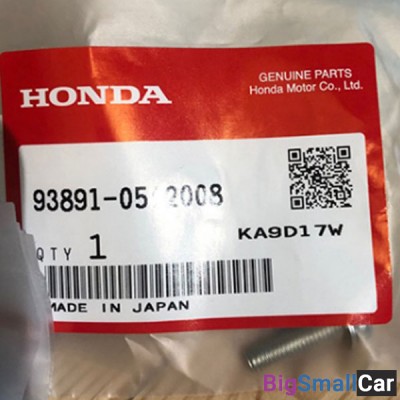 Болт HONDA 93891-0502008 - купить Адлере