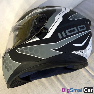 Шлем IXS HX1100 2.2 blk.matt/wh/grey L X14082-M31-L - купить Адлере