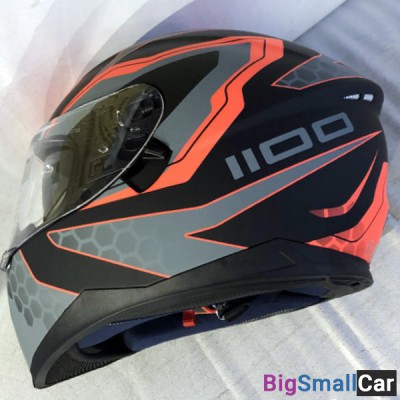 Шлем IXS HX1100 2.2 blk.matt/wh/red L X14082-M32-L - купить Адлере