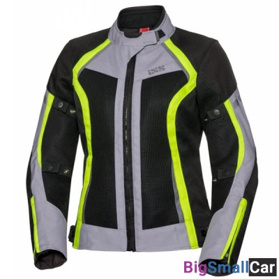 Куртка текстиль жен. IXS SportDamen Andora-Air blk/gr/yel DS X51046-395-DS - купить Адлере